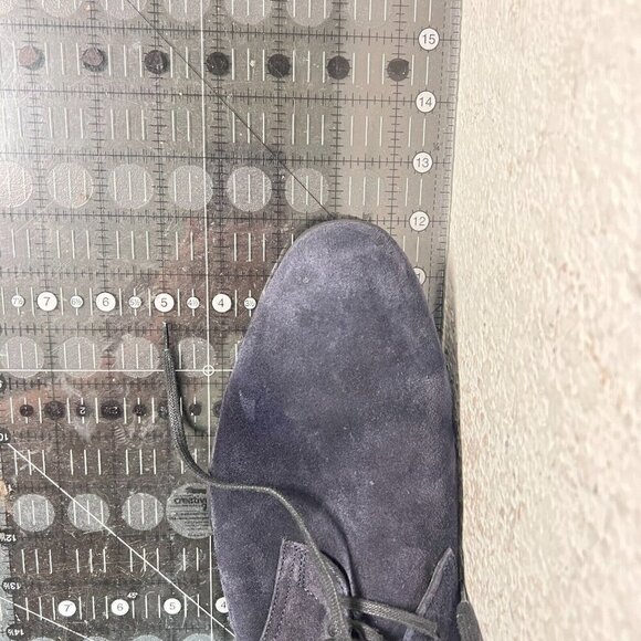 Harrys of London Men Size 9.5 Blue Navy Suede Vibram Sole Ankle Chukka Boot - Picture 13 of 13